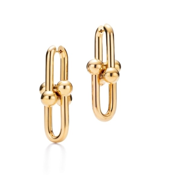 Boutique Jewelry - NEW GOLD HARDWARE LINK EARRINGS MEDIUM STYLE